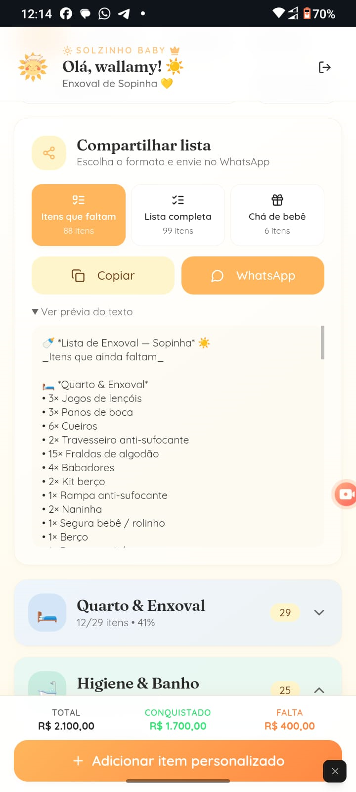 Exportação WhatsApp